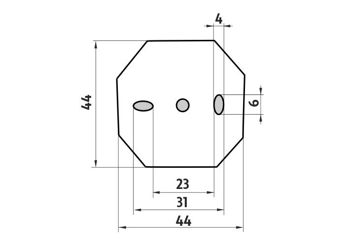 Toaletní WC kartáč nerez/keramika – Nimco Unix UNM 13094KU-10