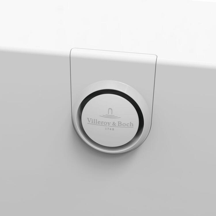 Odpadová a přepadová armatura s napouštěním Stone White – V&B UPCON0136-RW