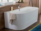 Odpadová a přepadová armatura s napouštěním Stone White – V&B UPCON0136-RW