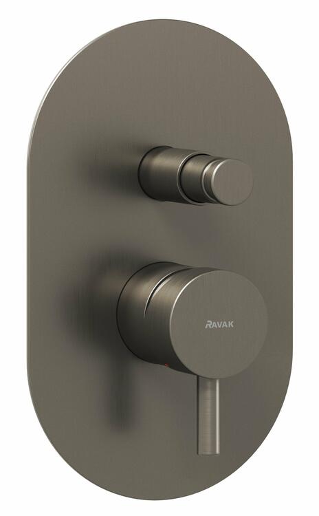 ES 061.20GB.O2 Podomítková baterie 2-cestná s tělesem, Graphite Brushed