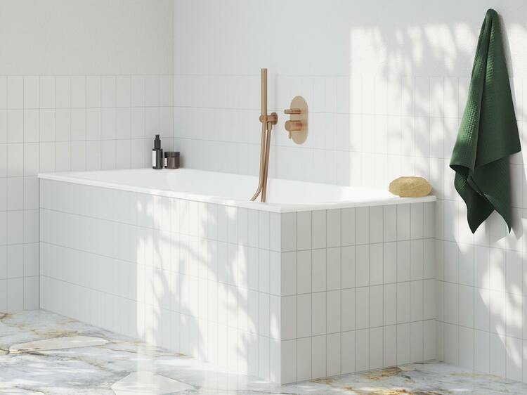 ES 061.60RGB.O2 Podomítková baterie 2-cestná s tělesem, růžové zlato kartáčované