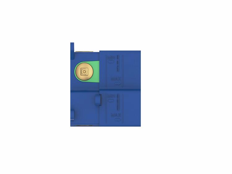 ES 065.20GB.O2.RB07E Podomítková baterie 2-cestná bez tělesa, Graphite Brushed