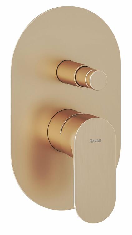 EL 061.60RGB.O2 Podomítková baterie 2-cestná s tělesem, růžové zlato kartáčované