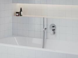 EL 065.00CR.O2.RB07E Podomítková baterie 2-cestná bez tělesa, chrom | Více - 