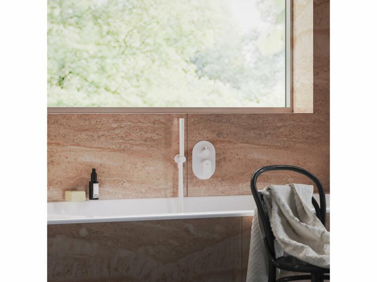 EL 065.20BLM.O2.RB07E Podomítková baterie 2-cestná bez tělesa, černá matná