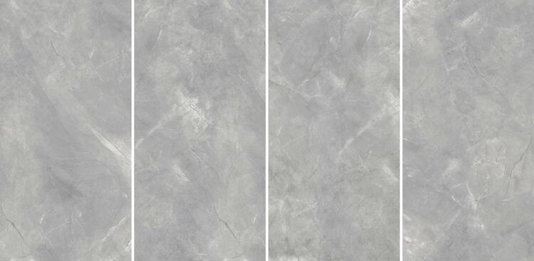 Velkoformátová dlažba imitace mramoru Pulpis Grey 60x120 cm lesklý povrch 1. jakost