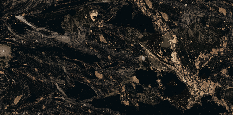 Velkoformátová dlažba imitace mramoru Magnifique Black 60x120 cm lesklý povrch 1. jakost