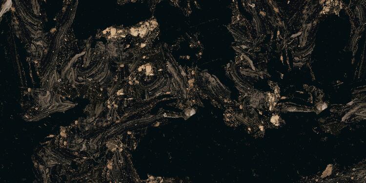 Velkoformátová dlažba imitace mramoru Magnifique Black 60x120 cm lesklý povrch 1. jakost