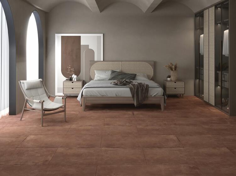 Velkoformátová dlažba imitace betonu Epoch Cotto 60x120 cm matný povrch 1. jakost