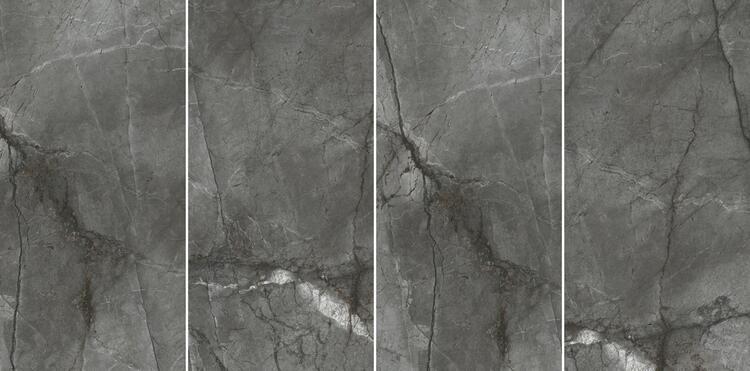 Velkoformátová dlažba imitace mramoru Root Silver 60x120 cm lesklý povrch 1. jakost