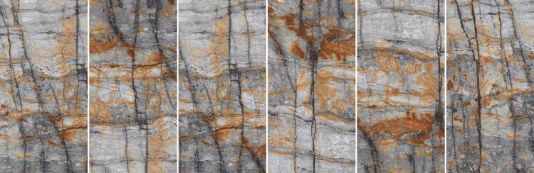 Velkoformátová dlažba imitace mramoru Blue Jeans 60x120 cm lesklý povrch 1. jakost