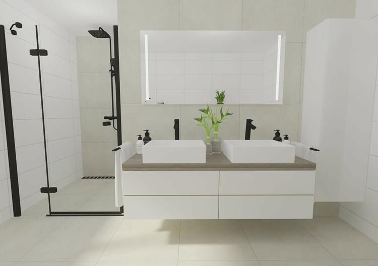 Interiérová dlažba imitace betonu Nile Light Grey 60x60 cm matný povrch 1. jakost