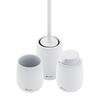 Set dávkovače mýdla, pohárku a WC kartáče bílý – Nimco Tabo TA SET-05