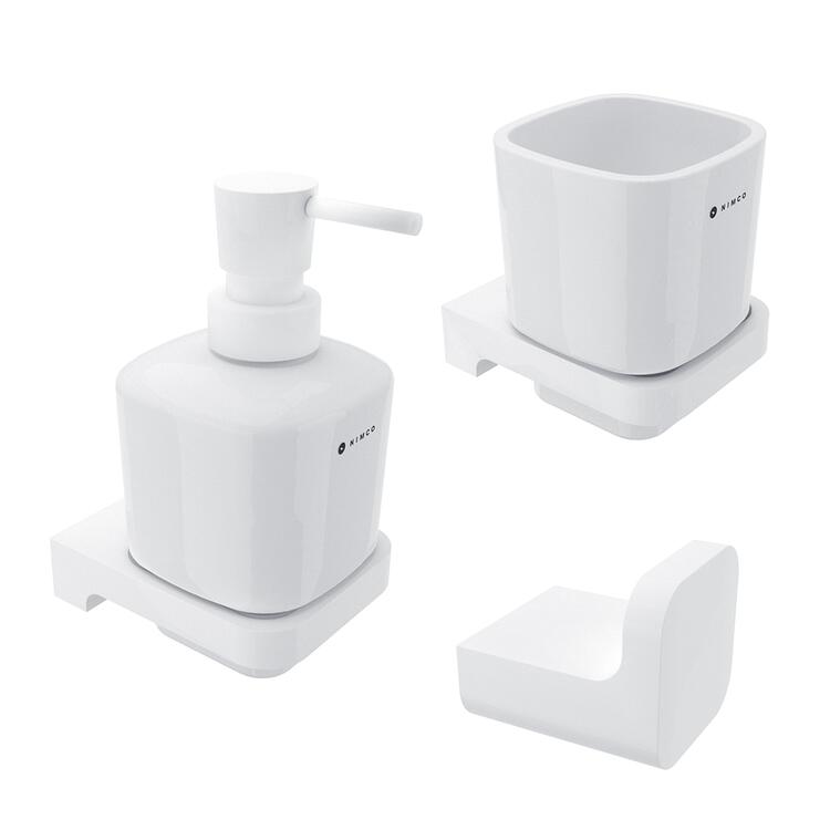 Sada koupelnových doplňků bílá – Nimco Maya MAB set-31K-T-05