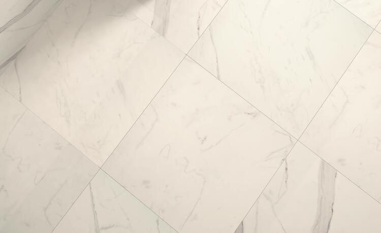 Interiérová dlažba imitace mramoru Calacatta Matte 60x60 cm matný povrch 1. jakost