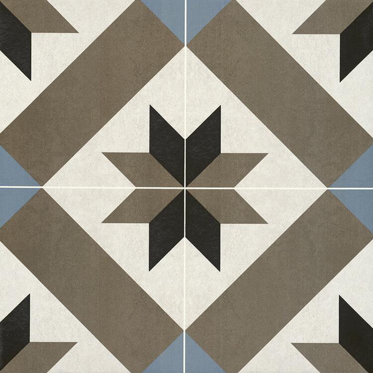 Interiérová barevná dlažba Star Blue 19,7x19,7 cm nerektifikovaná matný povrch 1. jakost