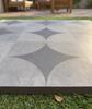 2cm dlažba na terasu imitace betonu Ark Cerchio Dekor 60x60x2 cm 1. jakost