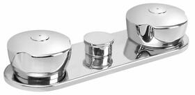 Kohoutková baterie s přepínačem 18x6 cm, chrom | Více -