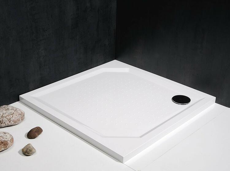 Čtvercová sprchová vanička z litého mramoru 90 cm – Gelco Aneta90 GA009