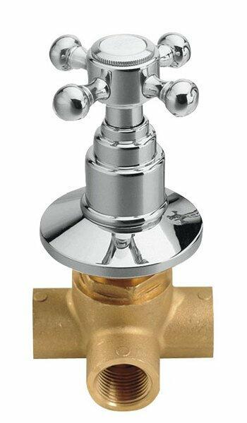 ANTEA podomítkový přepínač, chrom
