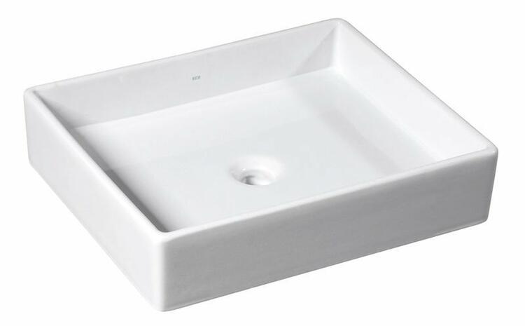 Umyvadlo na desku 50 cm bílé – Isvea Purity 10PL66050