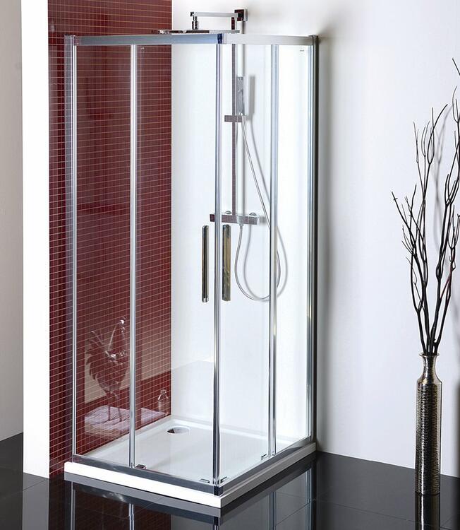 LUCIS LINE čtvercová sprchová zástěna 900x900mm, čiré sklo