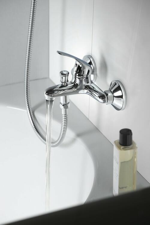 AQUALINE 35 nástěnná vanová baterie, chrom