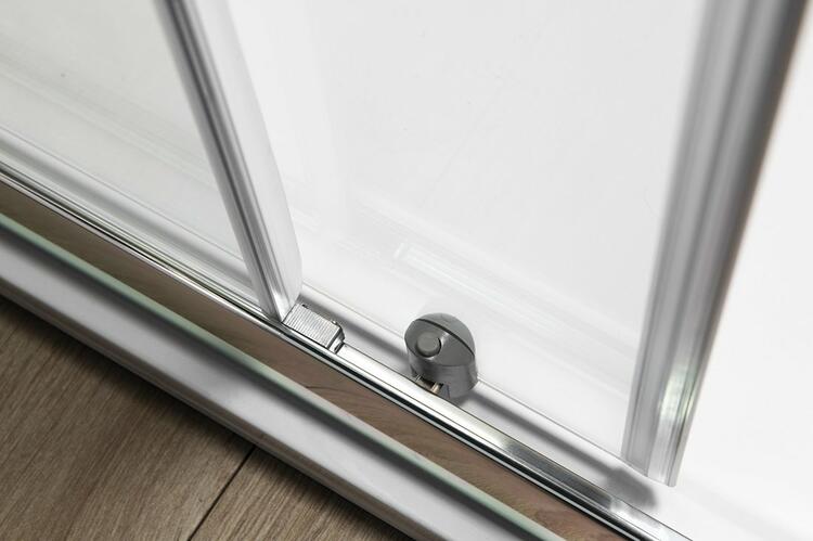 AGGA čtvercová sprchová zástěna 800x800mm, čiré sklo