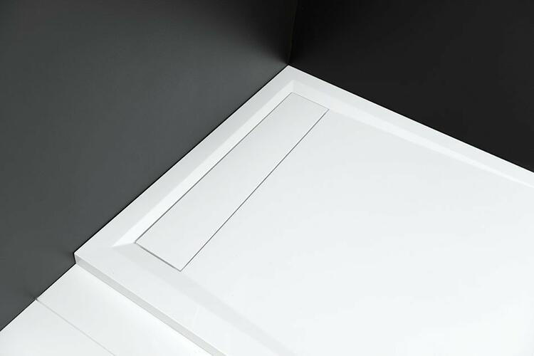 Čtvercová sprchová vanička z litého mramoru 90 cm – Polysan Arena 71601