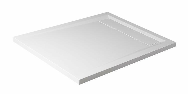 Obdélníková sprchová vanička z litého mramoru 100×80 cm – Polysan Varesa 71605