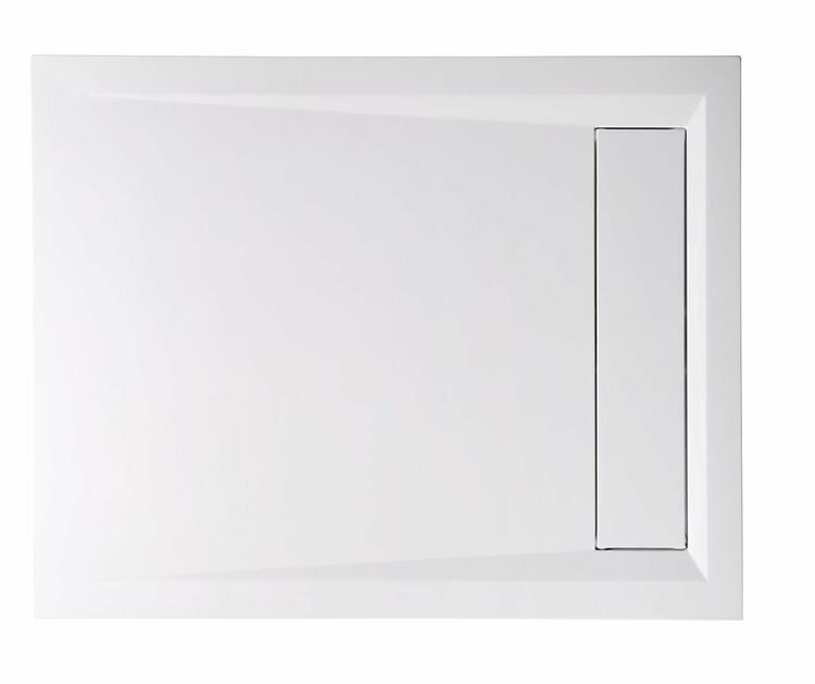 Obdélníková sprchová vanička z litého mramoru 100×80 cm – Polysan Varesa 71605