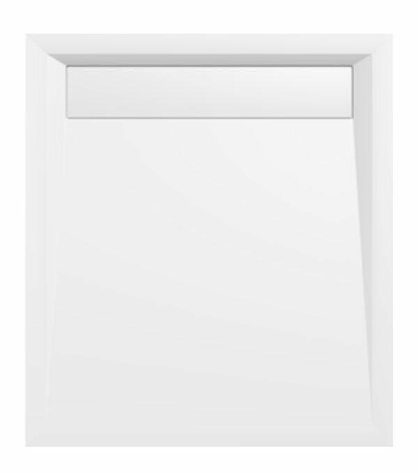 Obdélníková sprchová vanička z litého mramoru 90×80 cm – Polysan Varesa 71606