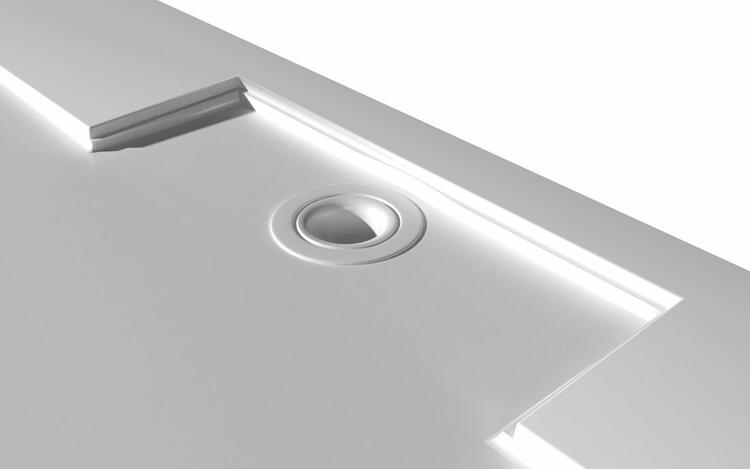 Obdélníková sprchová vanička z litého mramoru 120×90 cm – Gelco Irena HI12090