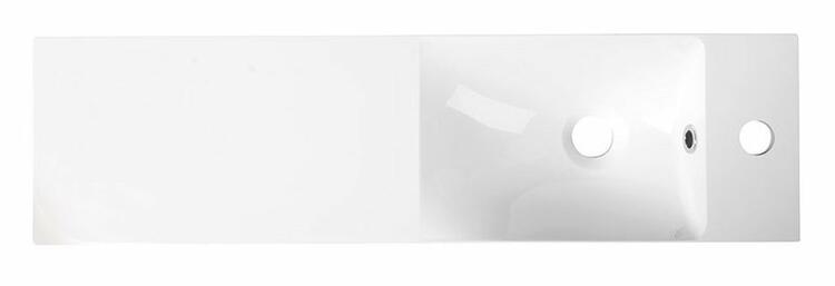 Umyvadlo 80 cm L/P bílé – Sapho Agos AS080