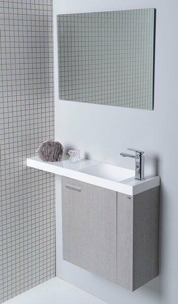 Umyvadlo 80 cm L/P bílé – Sapho Agos AS080