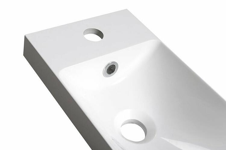 Umyvadlo 80 cm L/P bílé – Sapho Agos AS080