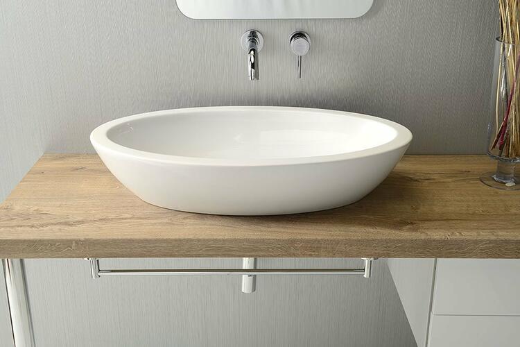 Umyvadlo 75 cm bílé – Isvea Sistema 10AR65075