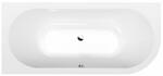VIVA L asymetrická vana 185x80x47cm, bílá