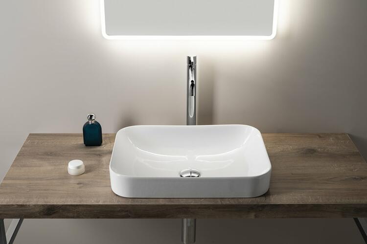 SOTT AQUA keramické umyvadlo 50x38cm, bílá