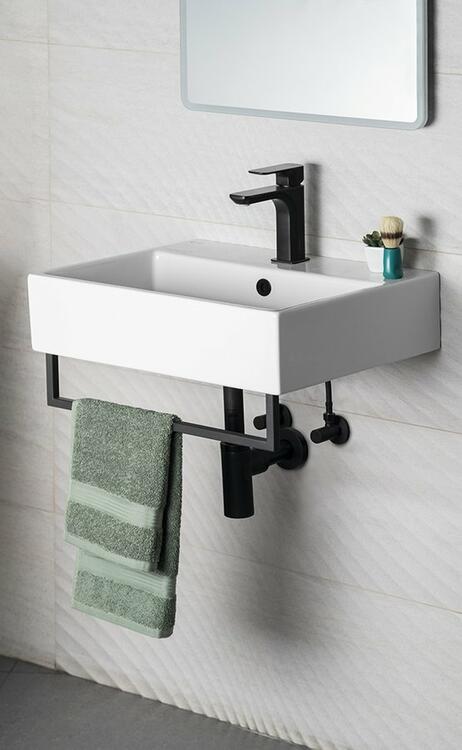 Umyvadlo 60 cm bílé – Isvea Sistema 10SF50060