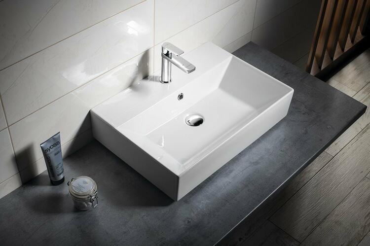 Umyvadlo 60 cm bílé – Isvea Sistema 10SF50060