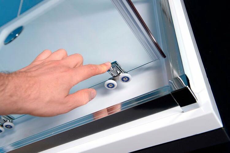 EASY čtvercová sprchová zástěna 800x800mm, čiré sklo