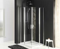 One čtvercový sprchový kout 1100x1100mm, rohový vstup | Více - 