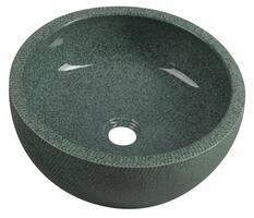 PRIORI keramické umyvadlo na desku, Ø 42 cm, zelená | Více - 