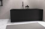 PLAIN panel čelní 160x59cm, černá mat, pravý