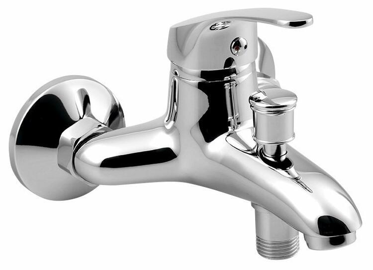AQUALINE 35 nástěnná vanová baterie, rozteč 100mm, chrom