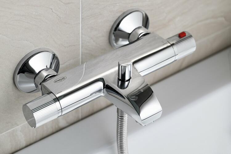 Vanová baterie nástěnná chrom – Aqualine Action MB106