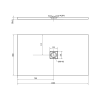 Obdélníková sprchová vanička z litého mramoru 140×80 cm bílá – Polysan Flexia 72900