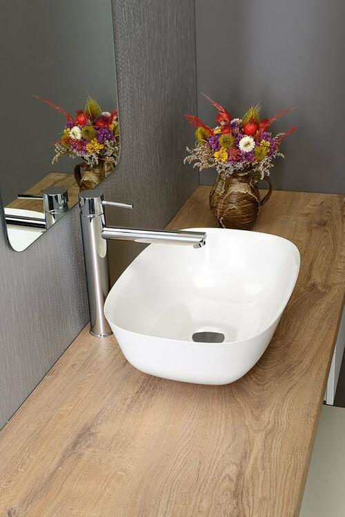 Umyvadlo 46 cm bílá – Sapho Reiko RE460