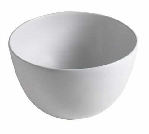 DOME keramické umyvadlo na desku vysoké, Ø 45,5cm, bílá